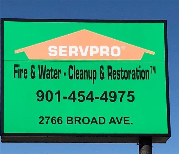SERVPRO of Midtown Memphis office sign 