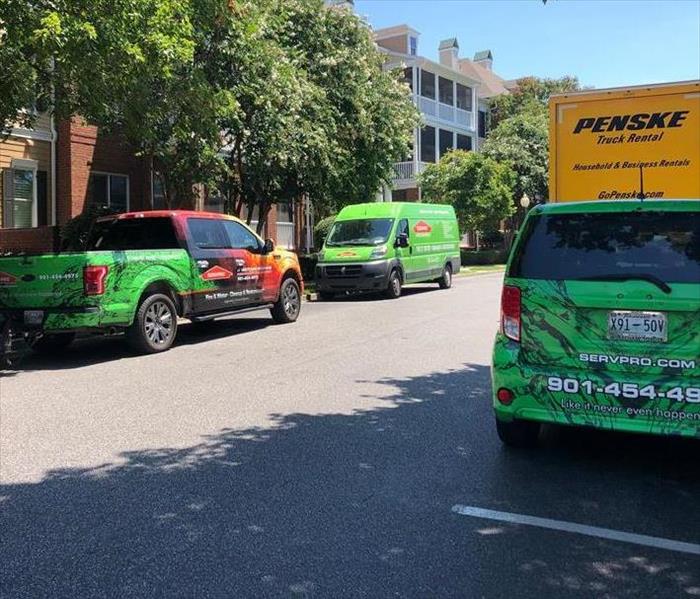 Emergency Green Vehicles are equipped to cleanup your Emergency 